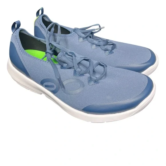 NWT OOFOS Men’s Gray and Green Athletic Shoes Size 11.5 - Picture 3 of 8